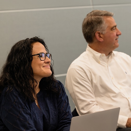 Rezera employees listening